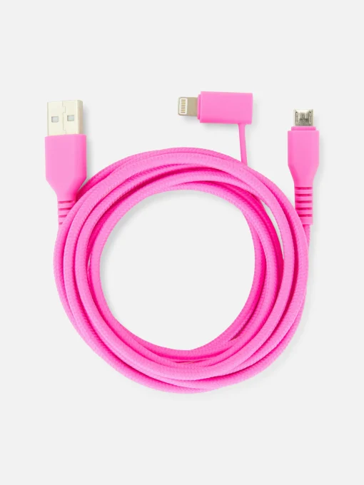 Two-in-One 2M USB Charging Cable