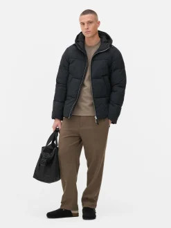Two-Way Zip Puffer Jacket