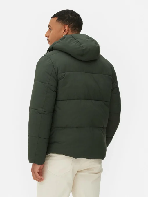 Two-Way Zip Puffer Jacket