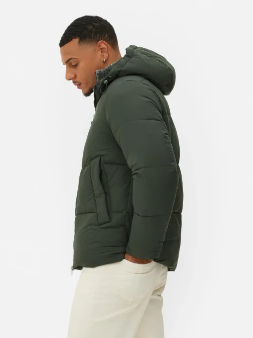 Two-Way Zip Puffer Jacket
