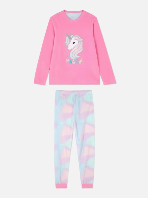 Unicorn Fleece Pajamas