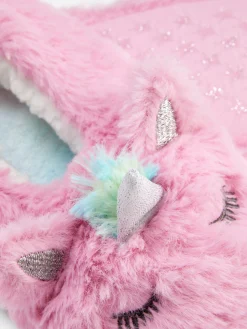Unicorn Footie Slippers