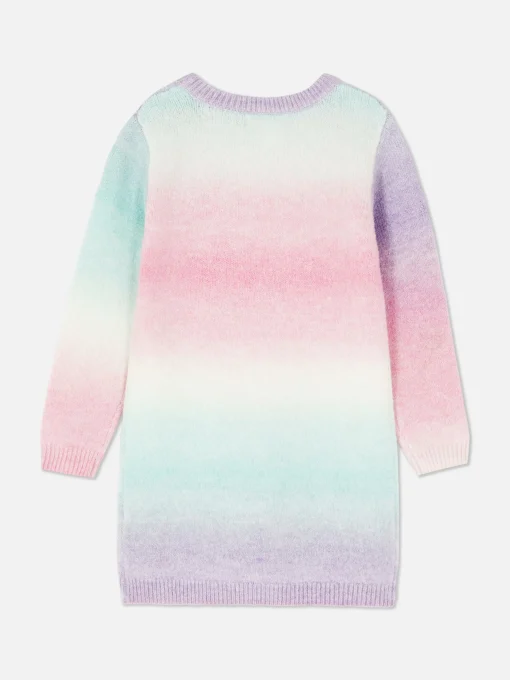 Unicorn Sweater Dress And Tights Set