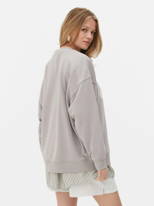 USA Print Oversized Sweatshirt