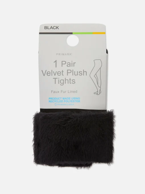 Velvet Plush Tights