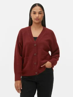 V-Neck Boyfriend Cardigan