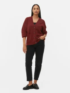 V-Neck Boyfriend Cardigan