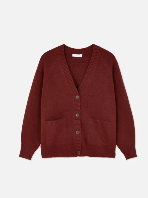 V-Neck Boyfriend Cardigan