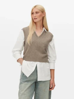 V-Neck Knit Tank
