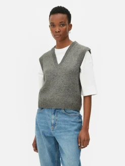 V-Neck Knit Tank