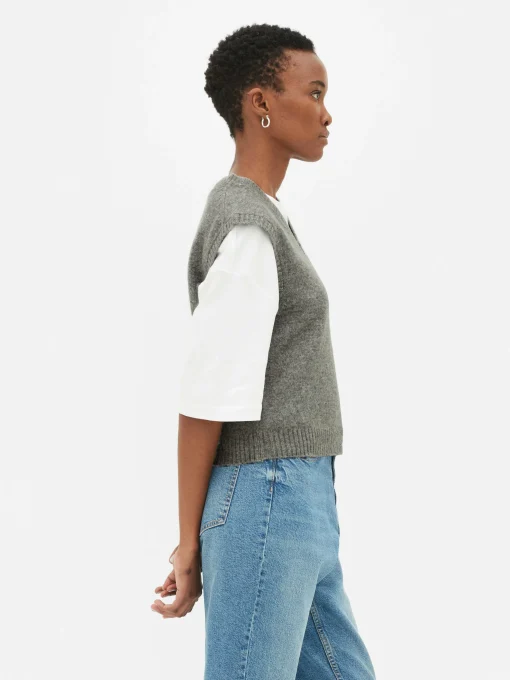 V-Neck Knit Tank