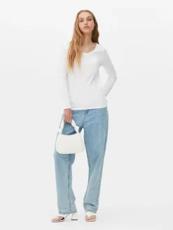 V-Neck Long Sleeve Top