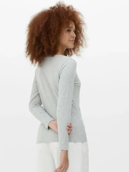V-Neck Long Sleeve Top
