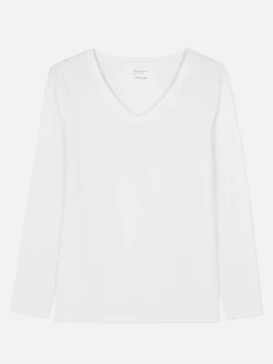 V-Neck Long Sleeve Top