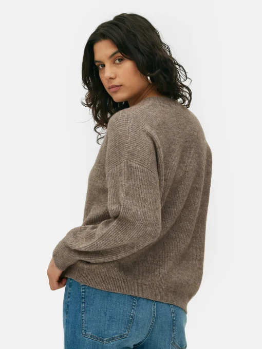V-Neck Relaxed Fit Cardigan