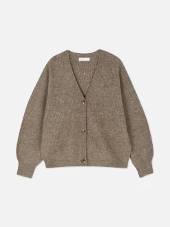 V-Neck Relaxed Fit Cardigan