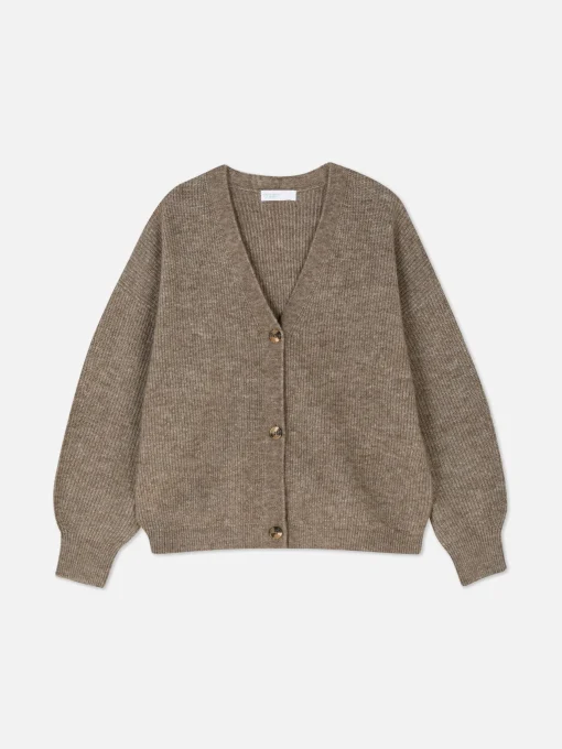 V-Neck Relaxed Fit Cardigan