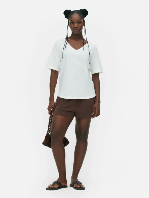 V-Neck Short Sleeve T-Shirt