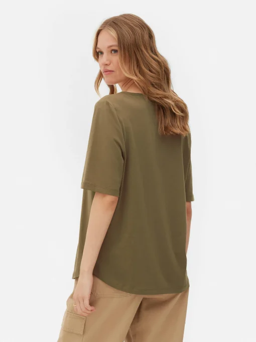 V-Neck Short Sleeve T-Shirt