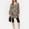 V-Neck Smock Mini Dress
