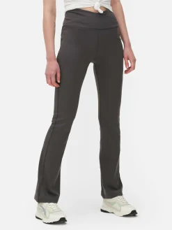 V-Waist Flared Yoga Leggings