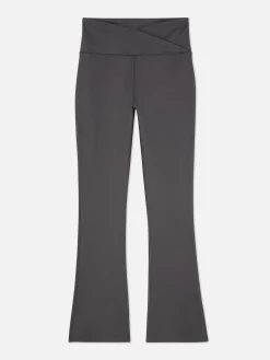 V-Waist Flared Yoga Leggings