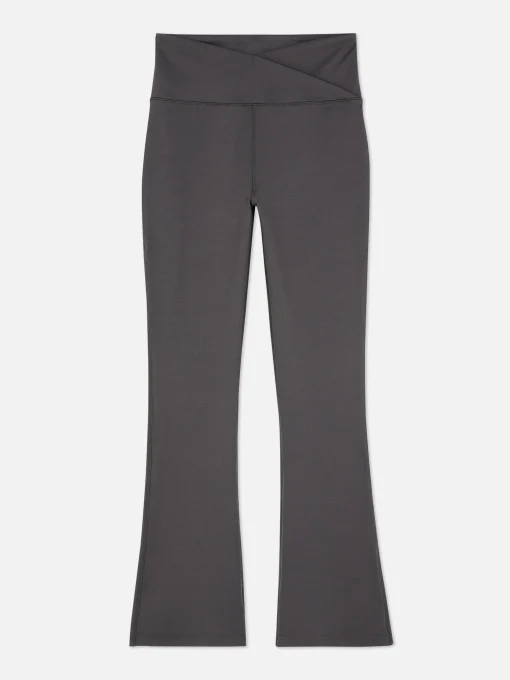 V-Waist Flared Yoga Leggings