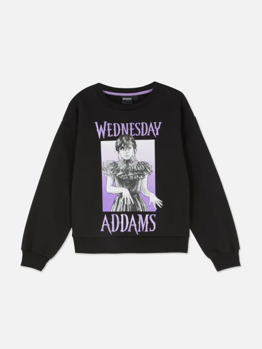 Wednesday Addams Graphic Sweatshirt