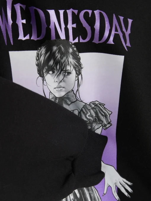 Wednesday Addams Graphic Sweatshirt