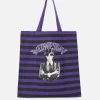 Wednesday Addams Striped Tote