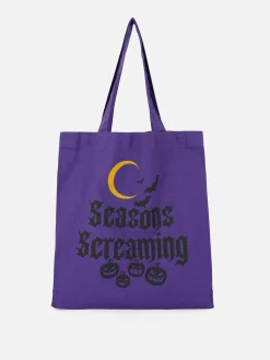 Wednesday Addams Striped Tote