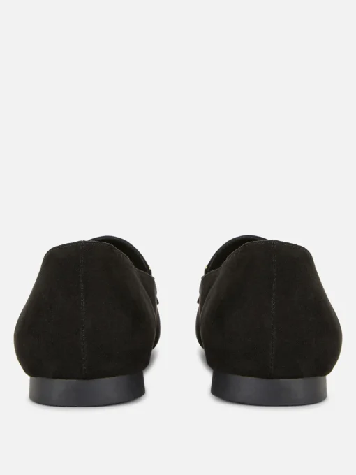 Wide Fit Chain Detail Loafers