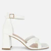 Wide Fit Cross Strap Heels