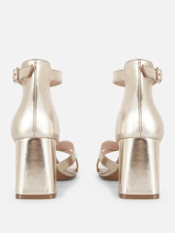Wide Fit Cross Strap Heels