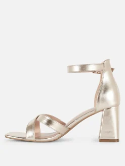 Wide Fit Cross Strap Heels