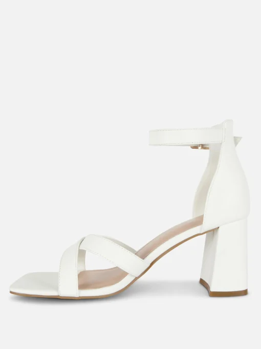 Wide Fit Cross Strap Heels