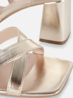 Wide Fit Cross Strap Heels