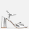 Wide Fit Curved Strap Block Heels