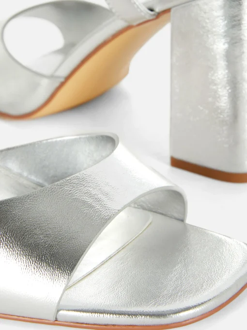 Wide Fit Curved Strap Block Heels