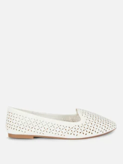 Wide Fit Laser Cut Flats