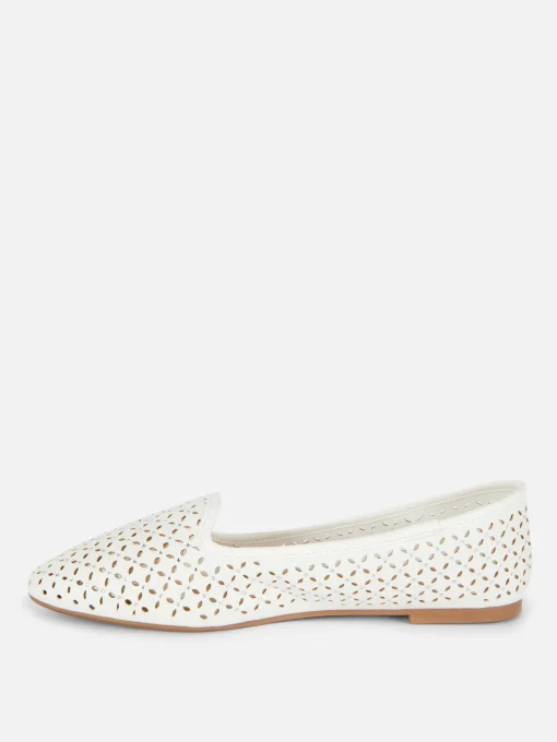 Wide Fit Laser Cut Flats