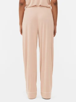 Wide-Leg Jersey Pajama Bottoms