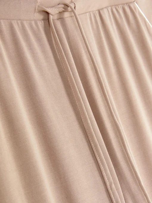 Wide-Leg Jersey Pajama Bottoms