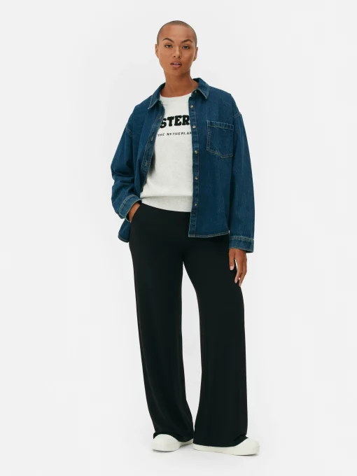 Wide-Leg Leggings