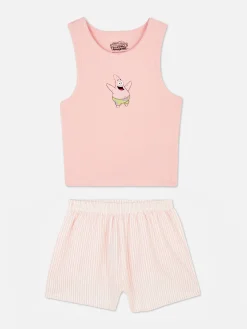 Women's SpongeBob SquarePants Tank And Shorts Pajama Set