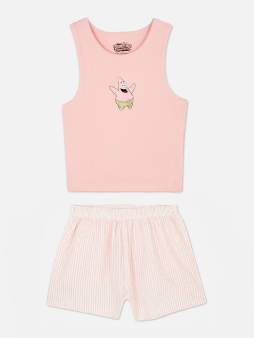 Women's SpongeBob SquarePants Tank And Shorts Pajama Set