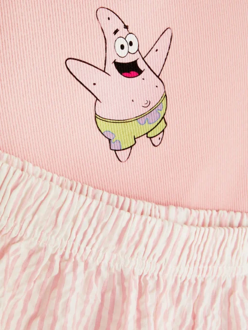 Women's SpongeBob SquarePants Tank And Shorts Pajama Set