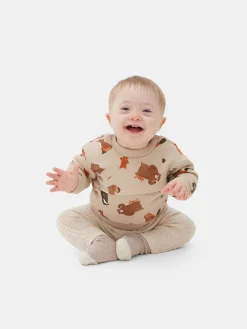 Woodland Animal Crew Sweatshirt