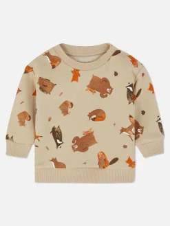 Woodland Animal Crew Sweatshirt