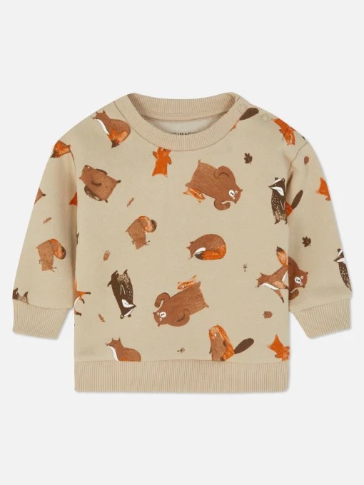 Woodland Animal Crew Sweatshirt